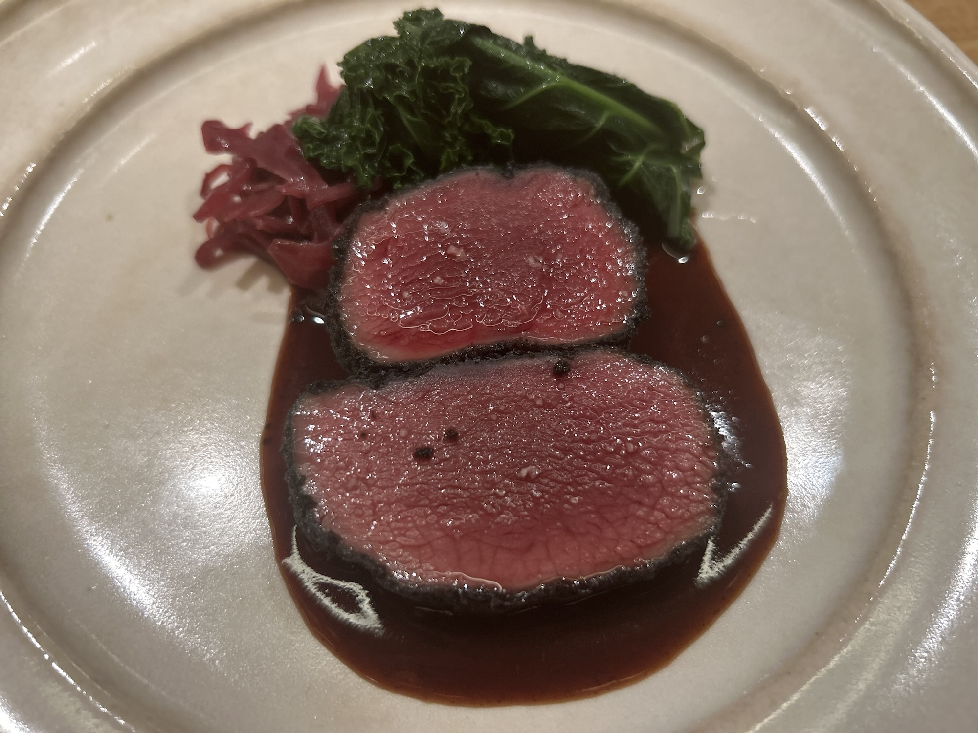 東京都 三越前 日本橋 ラペティ(L’appétit) フレンチの技法で洋食を再定義するレストラン デミ鹿カツ 品川イッコー