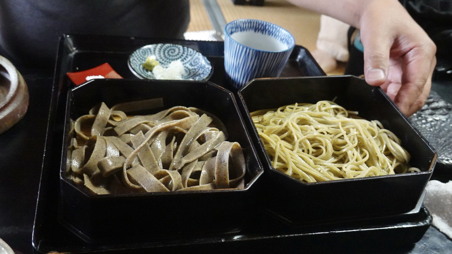 福島県 郡山市 蕎麦彩膳 隆仙坊 古民家で味わう絶品蕎麦 二色蕎麦 品川イッコー