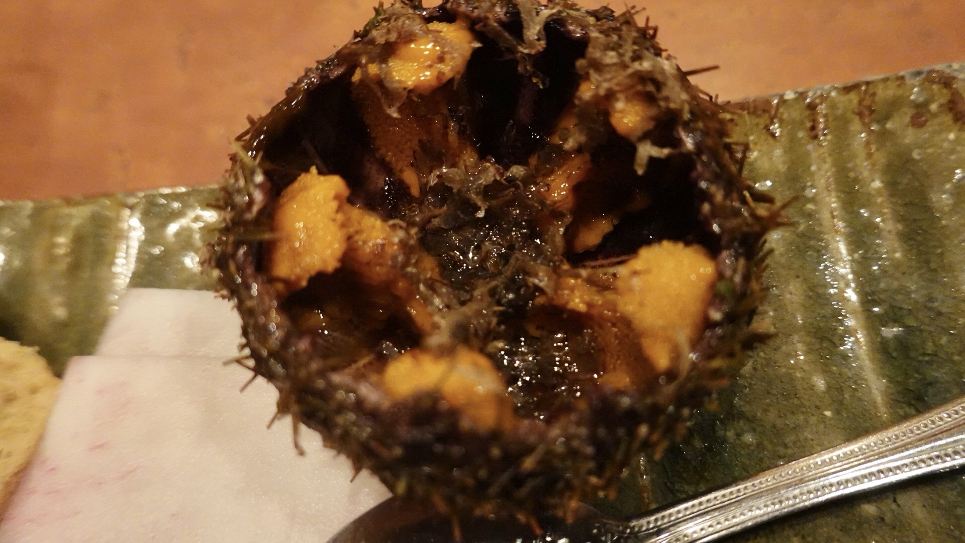 フレンチ和食の新感覚スペシャルワイン会 おぶね 味変:バフン雲丹と黒トリュフ 品川イッコー