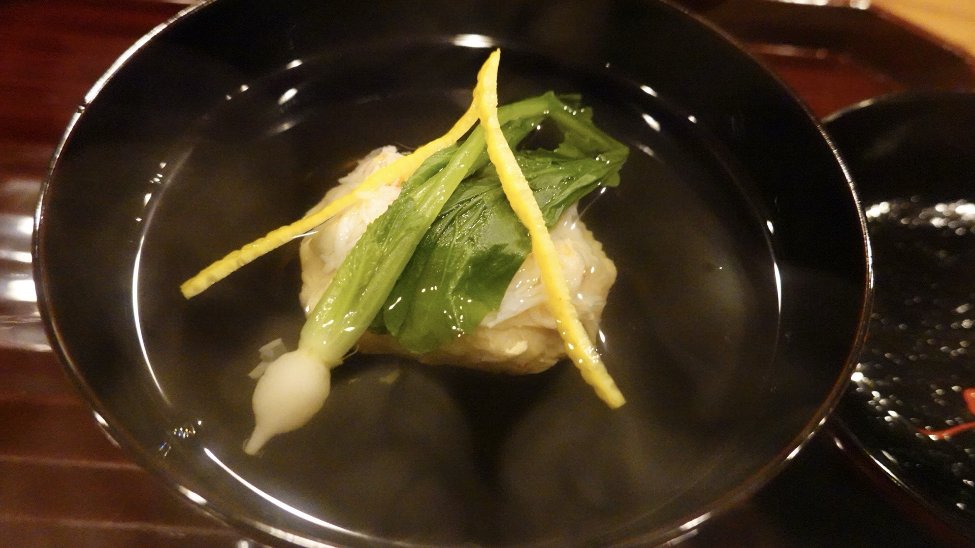 白金高輪 馳走 髙山 越前蟹のお椀