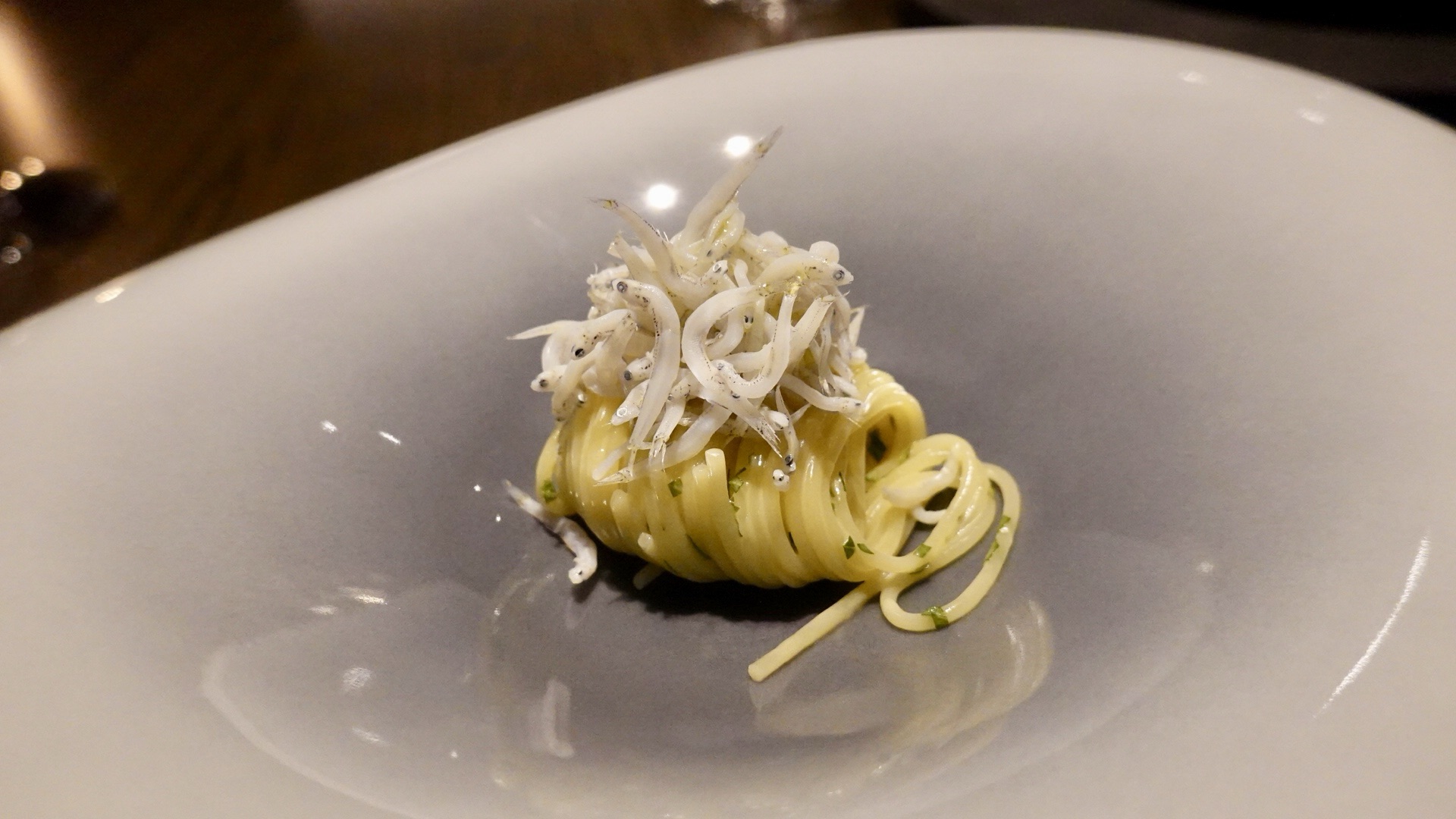 熱海 LAT.34°N by 蒼 釜揚げしらすの冷製フェデリーニ