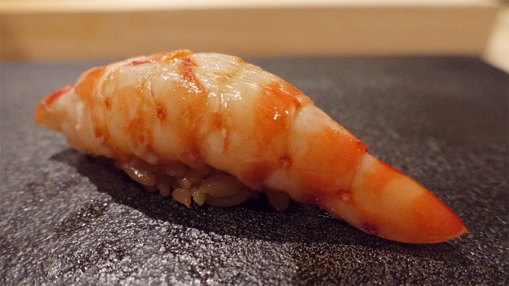 東京都 中央区 銀座 はっこく 鮨 とかみを有名店にした佐藤氏の独立店 車海老 品川イッコー