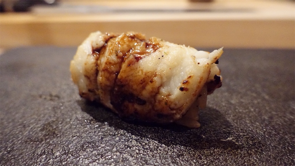 東京都 中央区 銀座 はっこく 鮨 とかみを有名店にした佐藤氏の独立店 穴子 品川イッコー