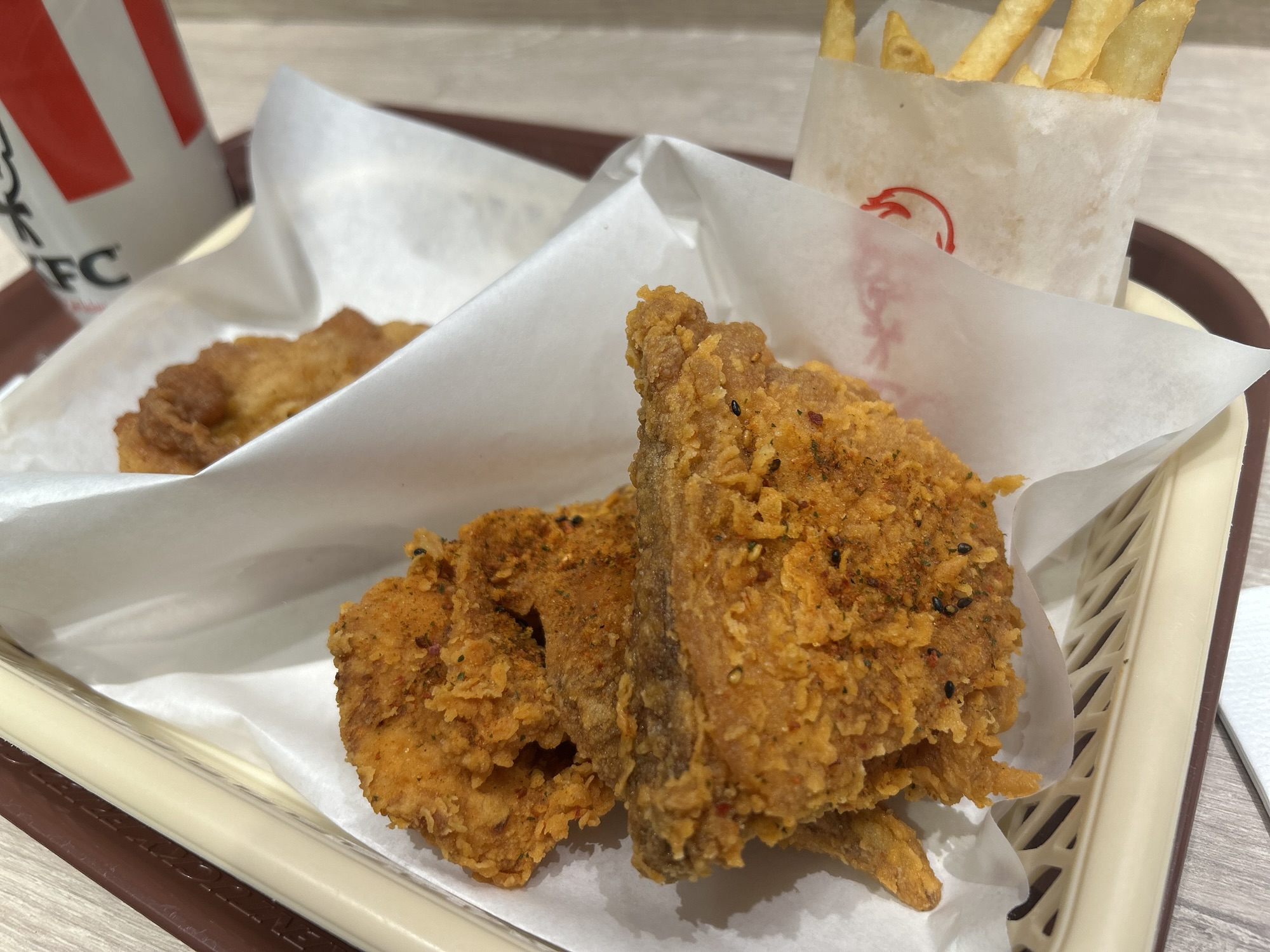 ケンタッキー 限定メニュー 香るゆず七味チキン 食べ比べセット 品川イッコー