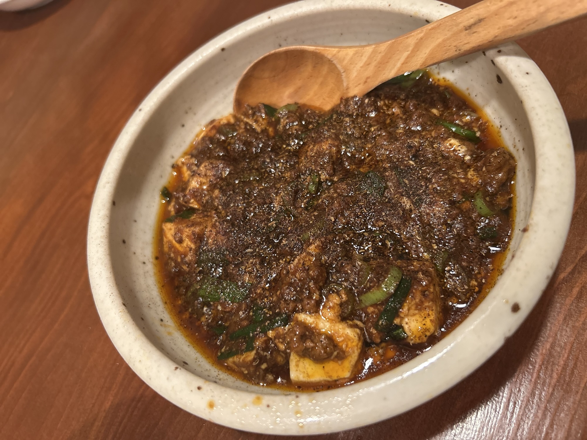 静岡県 新静岡 華音 (はなおと) お燗×中華という唯一無二の創作中華 麻婆豆腐　品川イッコー