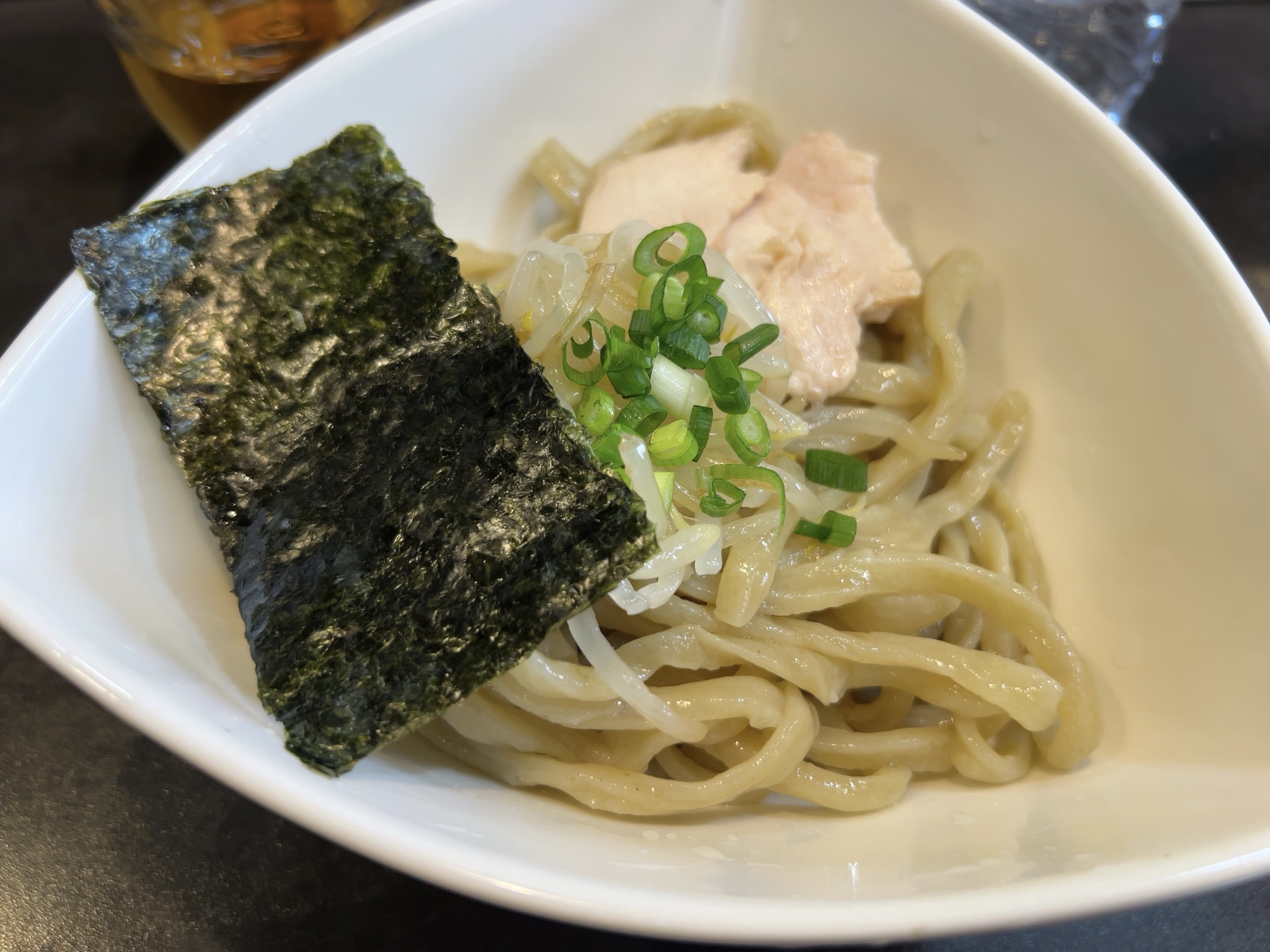 静岡県 新静岡 つけ麺専門店 きじ亭 極太麺に絡みつく超濃厚ドロ系鶏白湯つけ麺 濃厚つけ麺の麺 品川イッコー