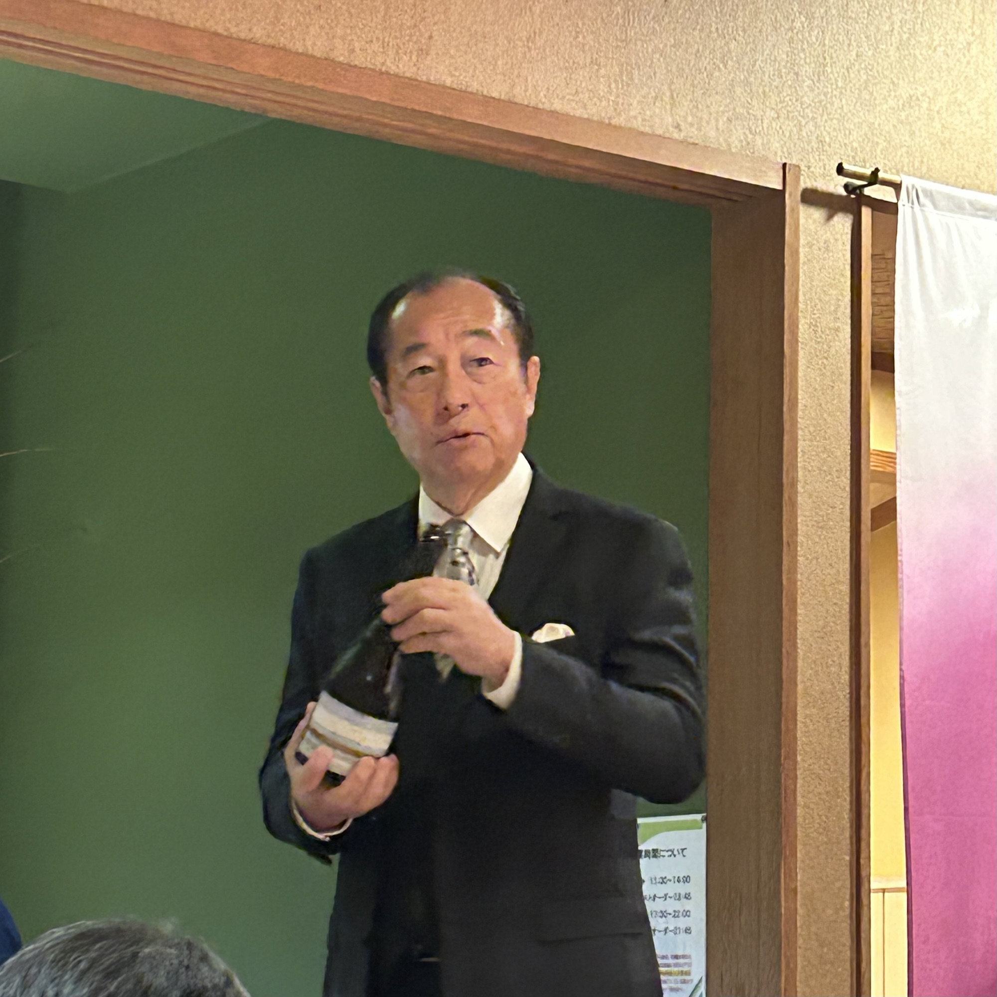 フレンチ和食の新感覚スペシャルワイン会 おぶね 田崎真也さん 品川イッコー