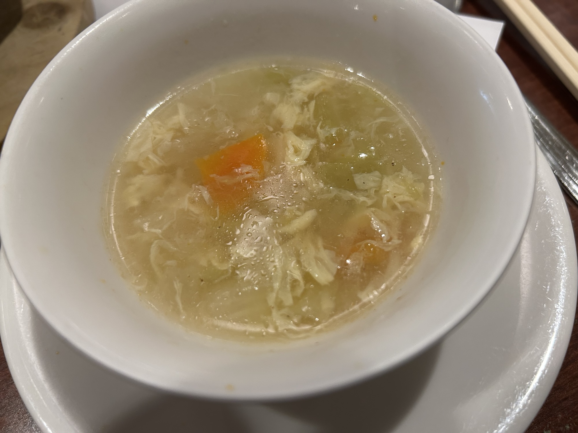 静岡駅 四川飯店　スープ