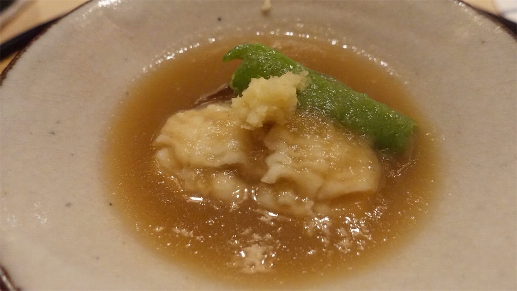 東京都 神楽坂 懐石 小室 若宮町で静かに輝く、本格茶懐石の一軒で極上の鱧料理 鱧のみぞれ餡がけ 品川イッコ-