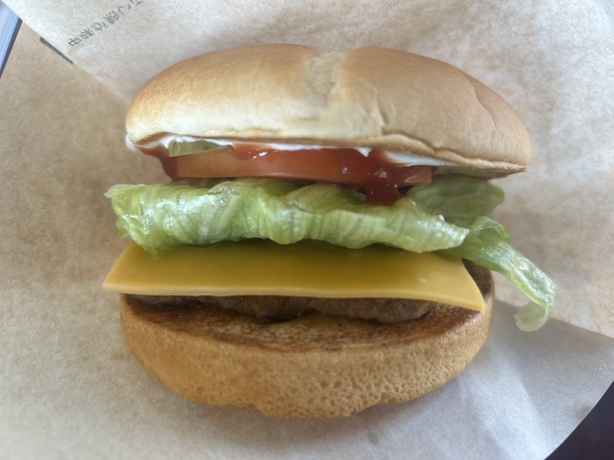 ウェンディーズ・ファーストキッチン 全メニュー制覇! Jr.チーズバーガーデラックス 品川イッコー