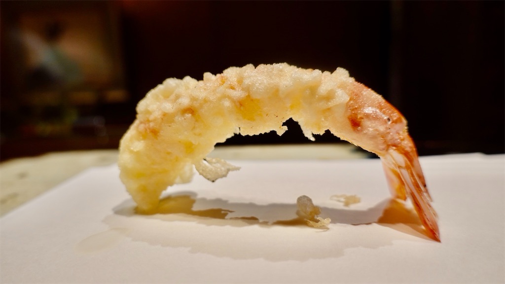 外苑前 天ぷら 元吉 車海老