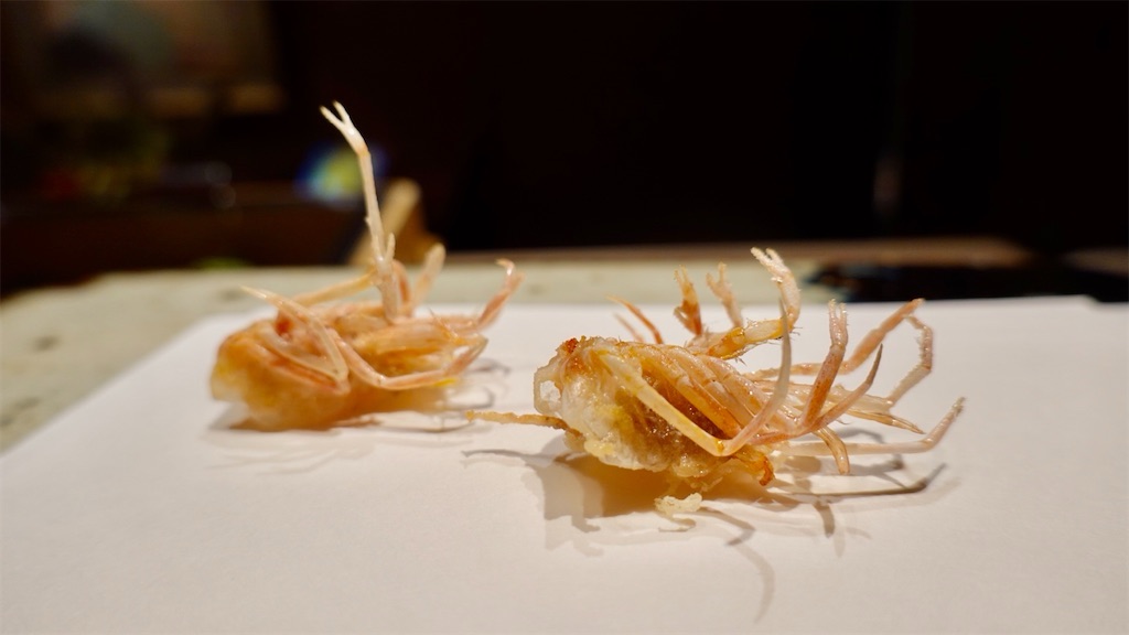 外苑前 天ぷら 海老の脚