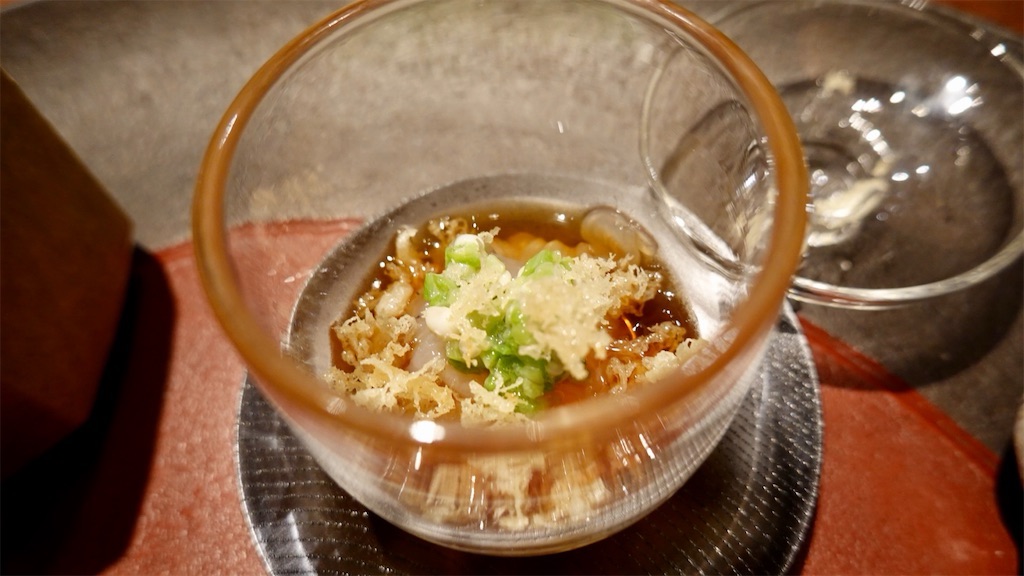 外苑前 天ぷら 元吉 烏賊素麺