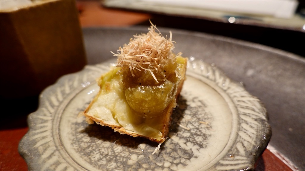 外苑前 天ぷら 元吉 賀茂茄子