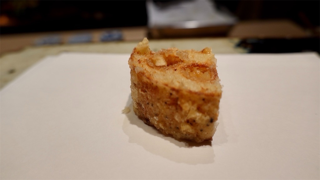 外苑前 天ぷら 元吉 蓮根