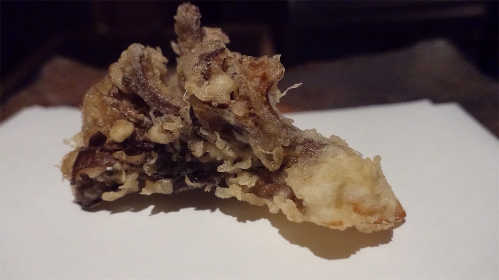 外苑前 天ぷら 元吉 舞茸