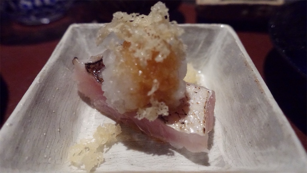 外苑前 天ぷら 元吉 カマス