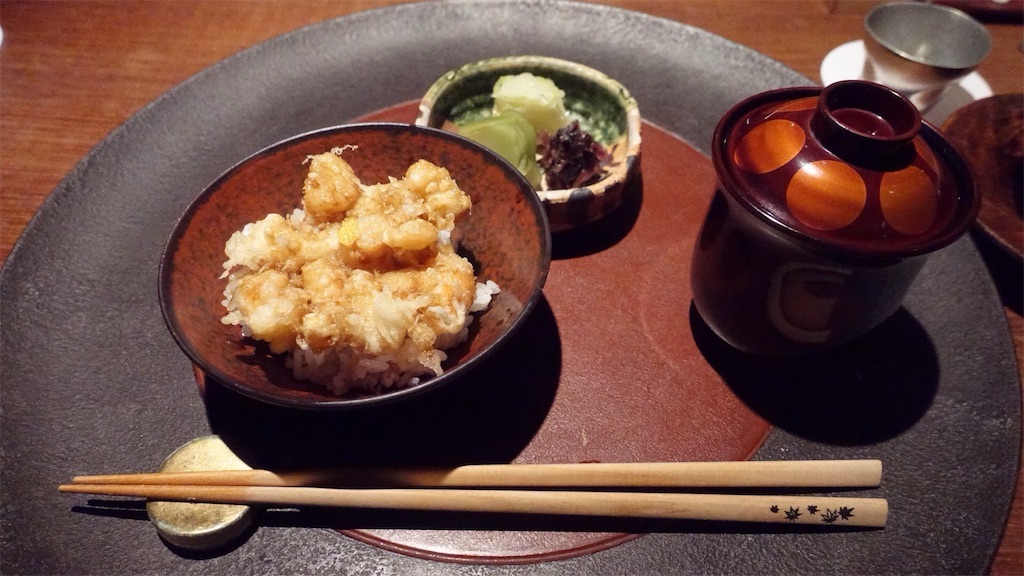 外苑前 天ぷら 元吉 天丼