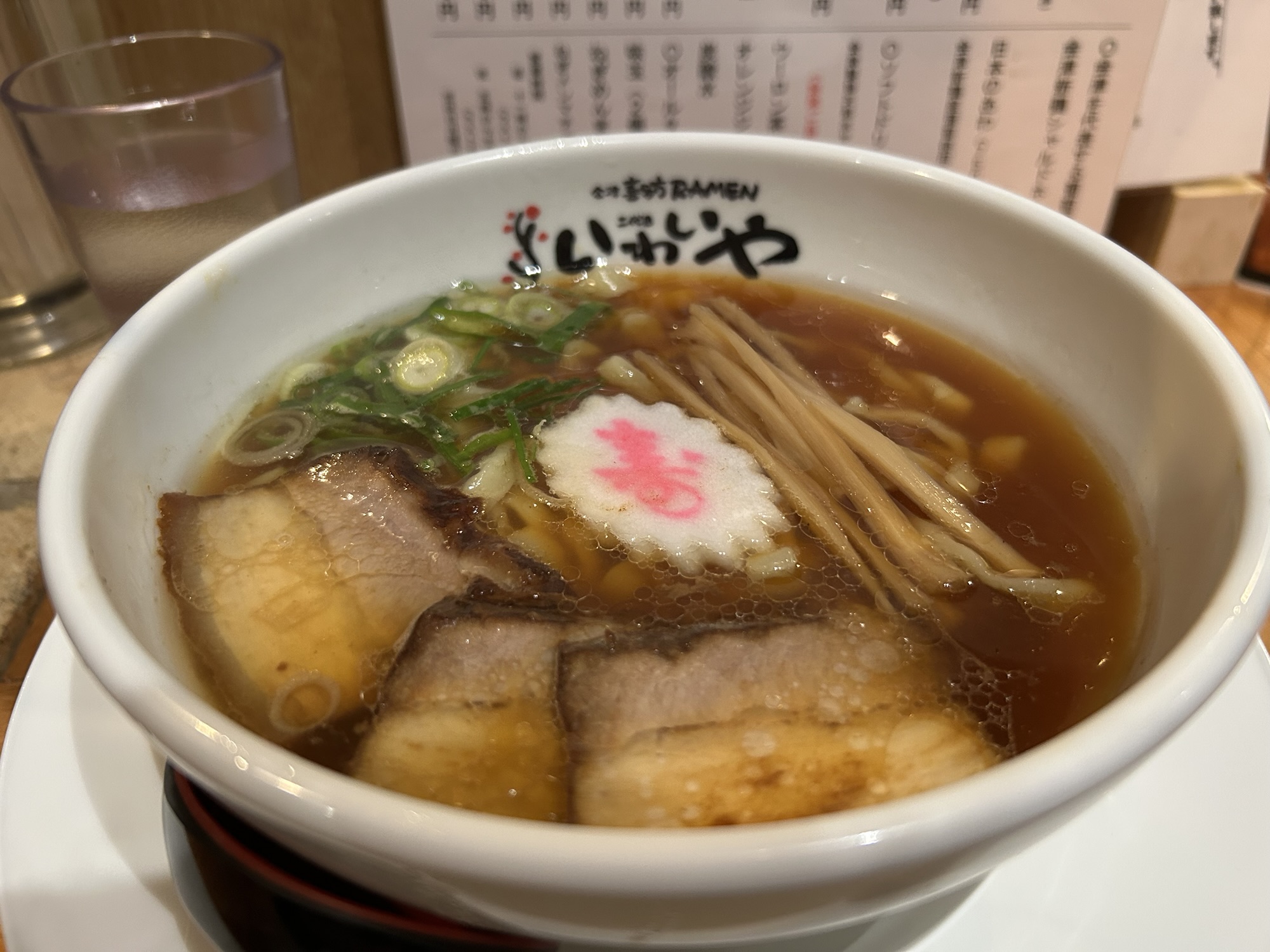 東京　乃木坂　会津喜多方RAMEN 二代目 いわいや　東京で食べる喜多方ラーメン ラーメン 品川イッコー