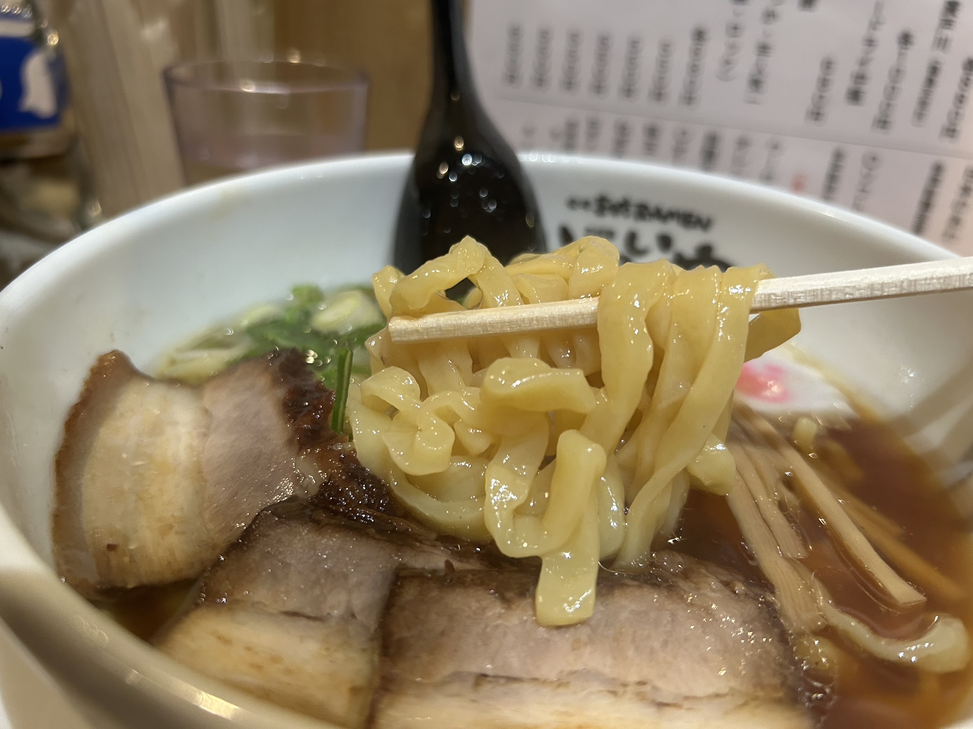 東京　乃木坂　会津喜多方RAMEN 二代目 いわいや　東京で食べる喜多方ラーメン ラーメン 品川イッコー