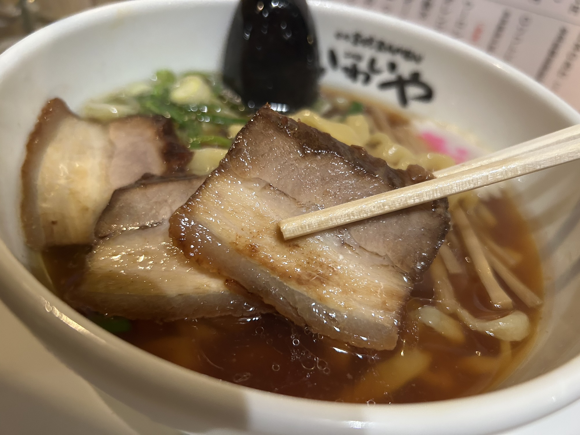 東京　乃木坂　会津喜多方RAMEN 二代目 いわいや　東京で食べる喜多方ラーメン ラーメン 品川イッコー