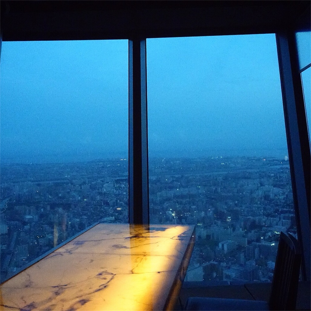 押上 スカイレストラン634 鉄板焼き 天空 夜景