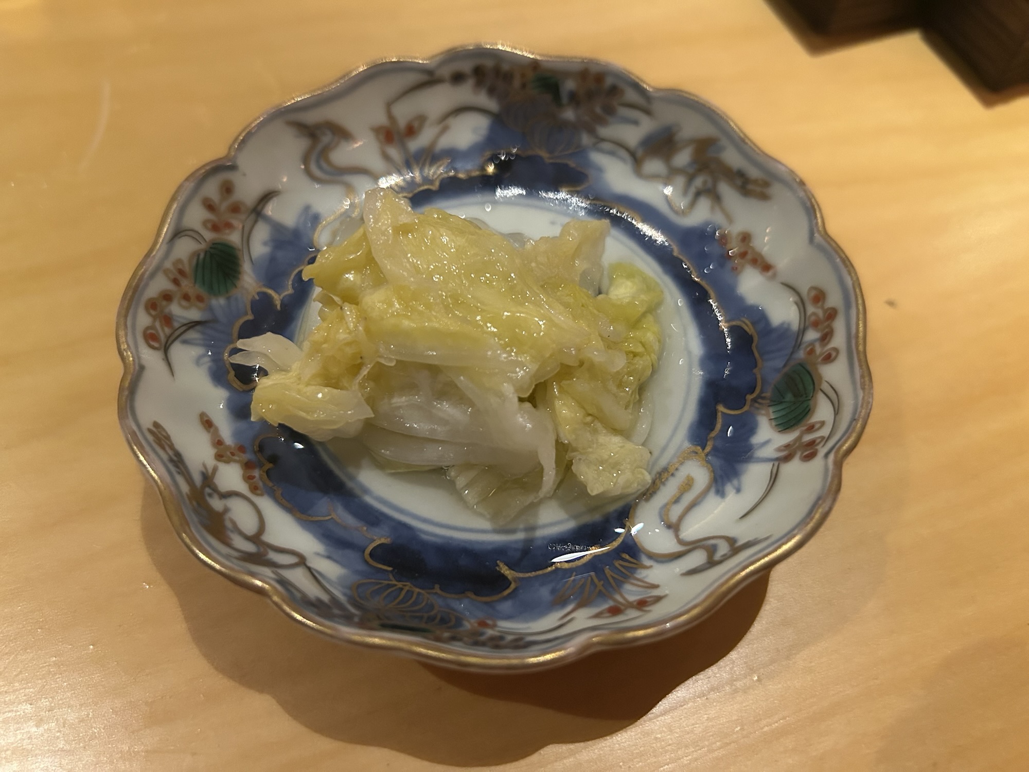 六本木 大皿焼肉 老中 白菜のりんご酢漬け