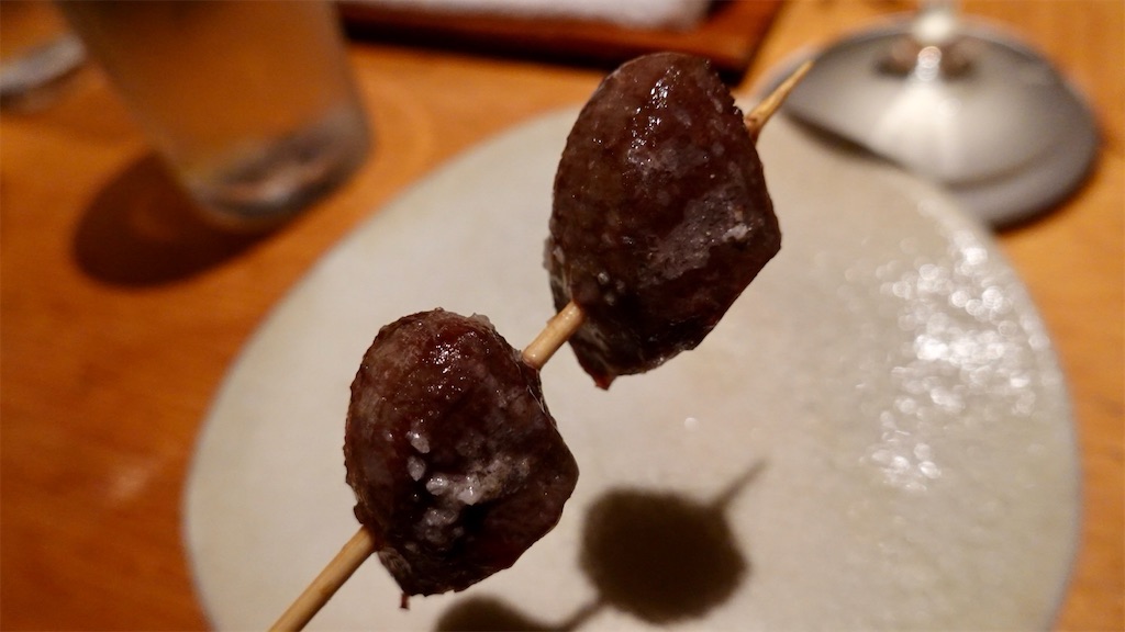 三田 焼鳥 嘉とう 砂肝