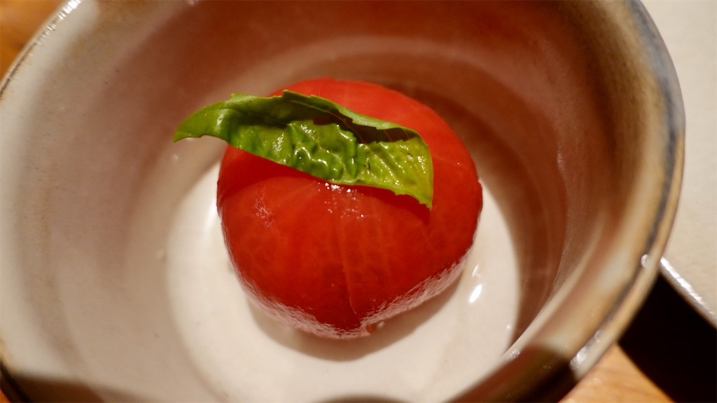 三田 焼鳥 嘉とう トマト