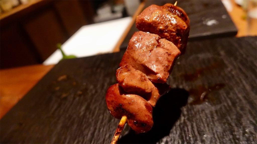 三田 焼鳥 嘉とう レバー