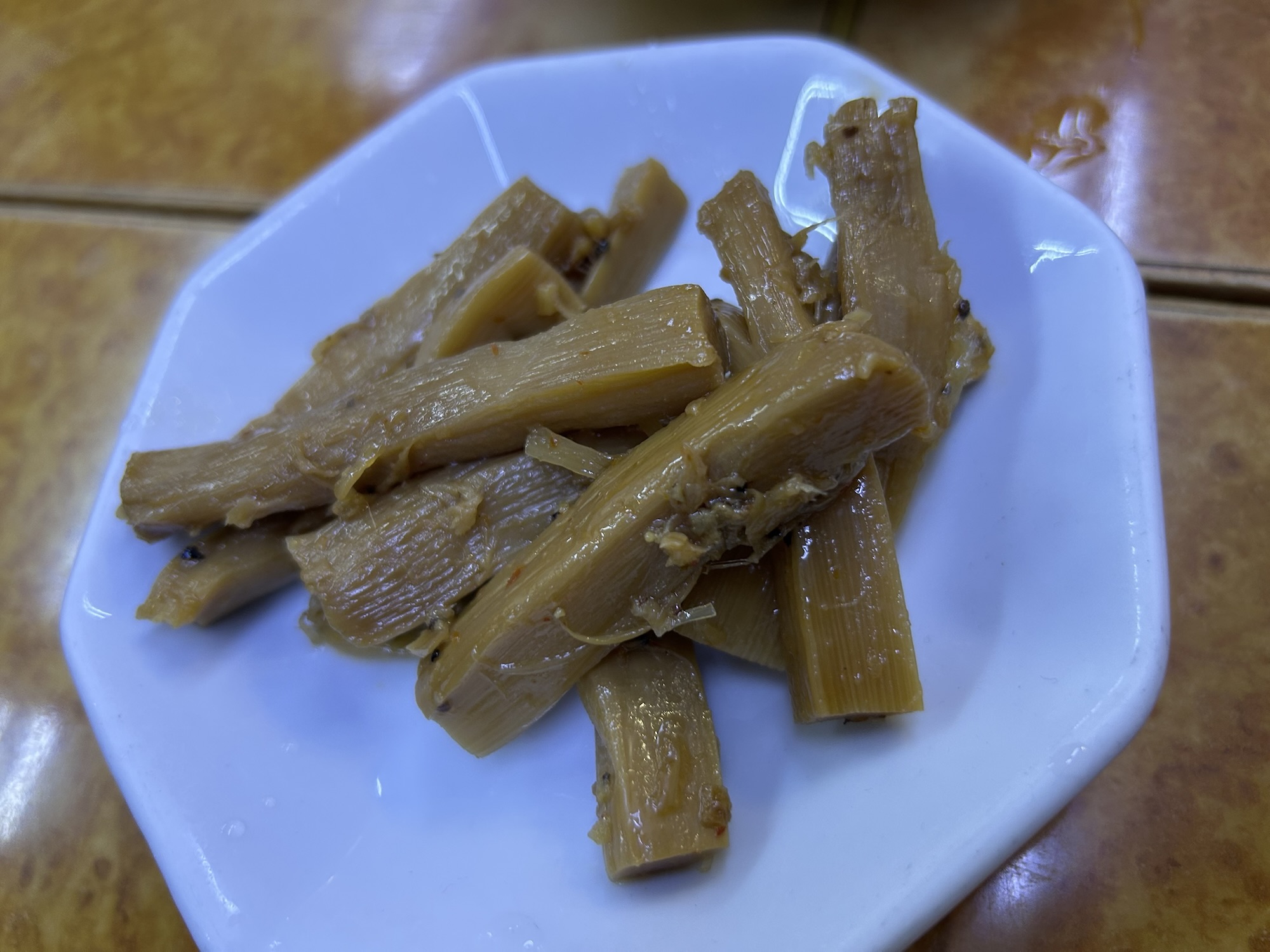 大船 石狩亭 メンマ