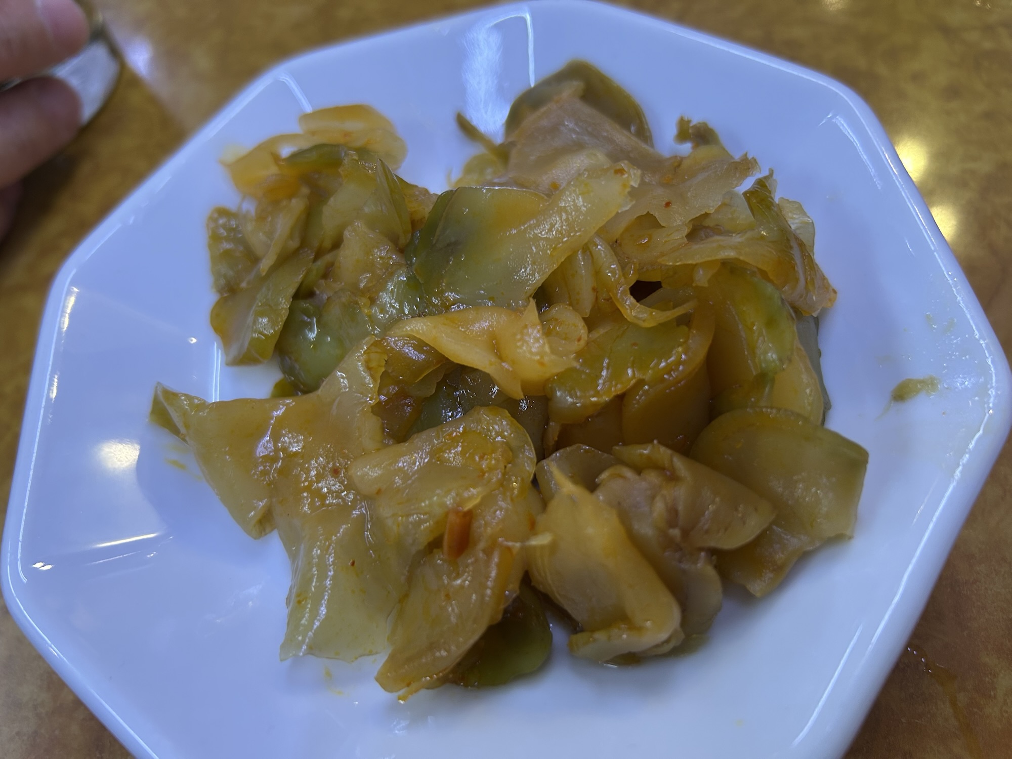 大船 石狩亭 ザーサイ