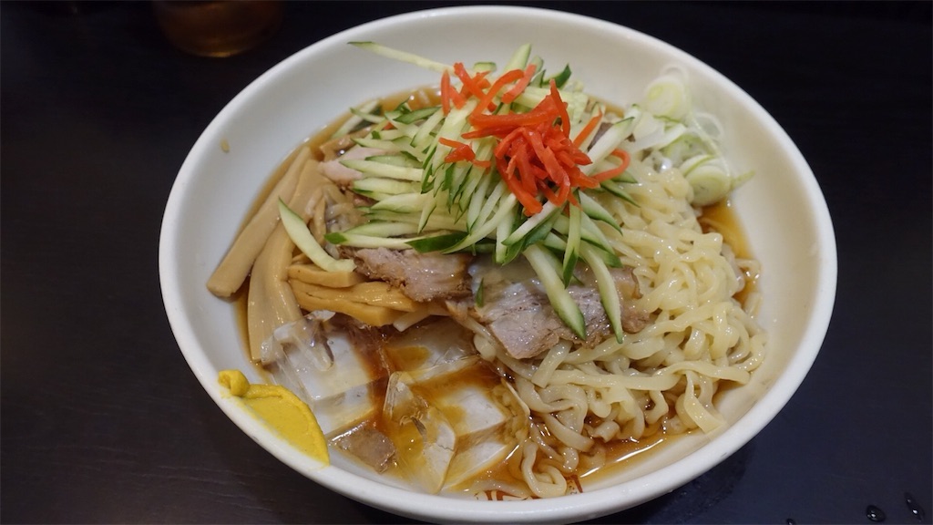 調布 喜多方ラーメン坂内 調布店 中華風冷やしラーメン