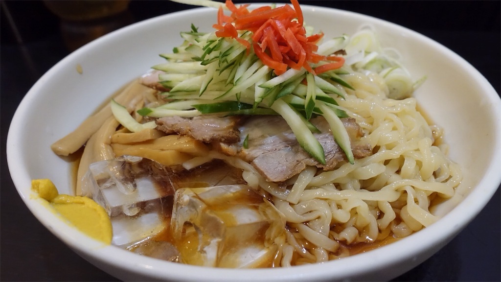 調布 喜多方ラーメン坂内 調布店 中華風冷やしラーメン