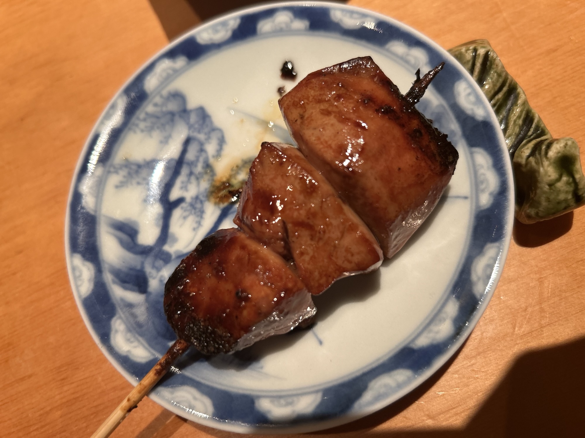 三田 焼鳥 嘉とう 白レバー