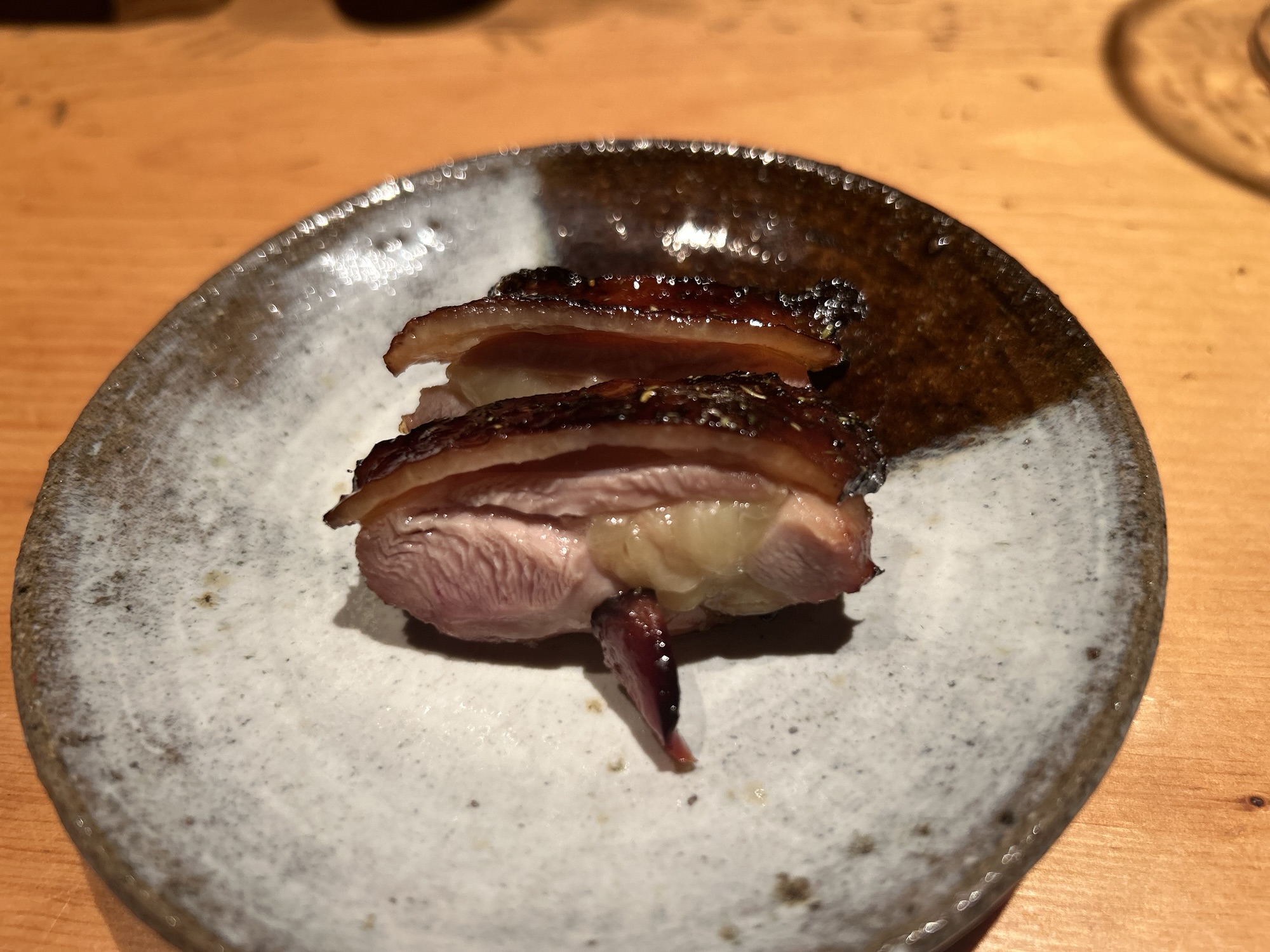 三田 焼鳥 嘉とう 軍鶏のソトモモ