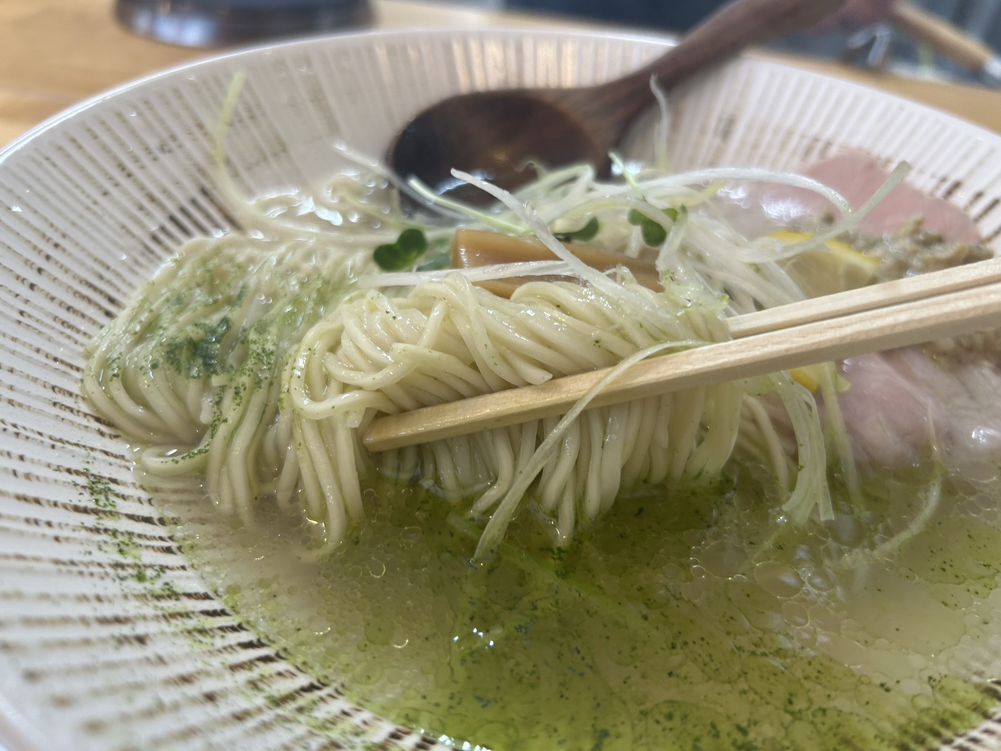 千歳烏山 華塩 牡蠣そば