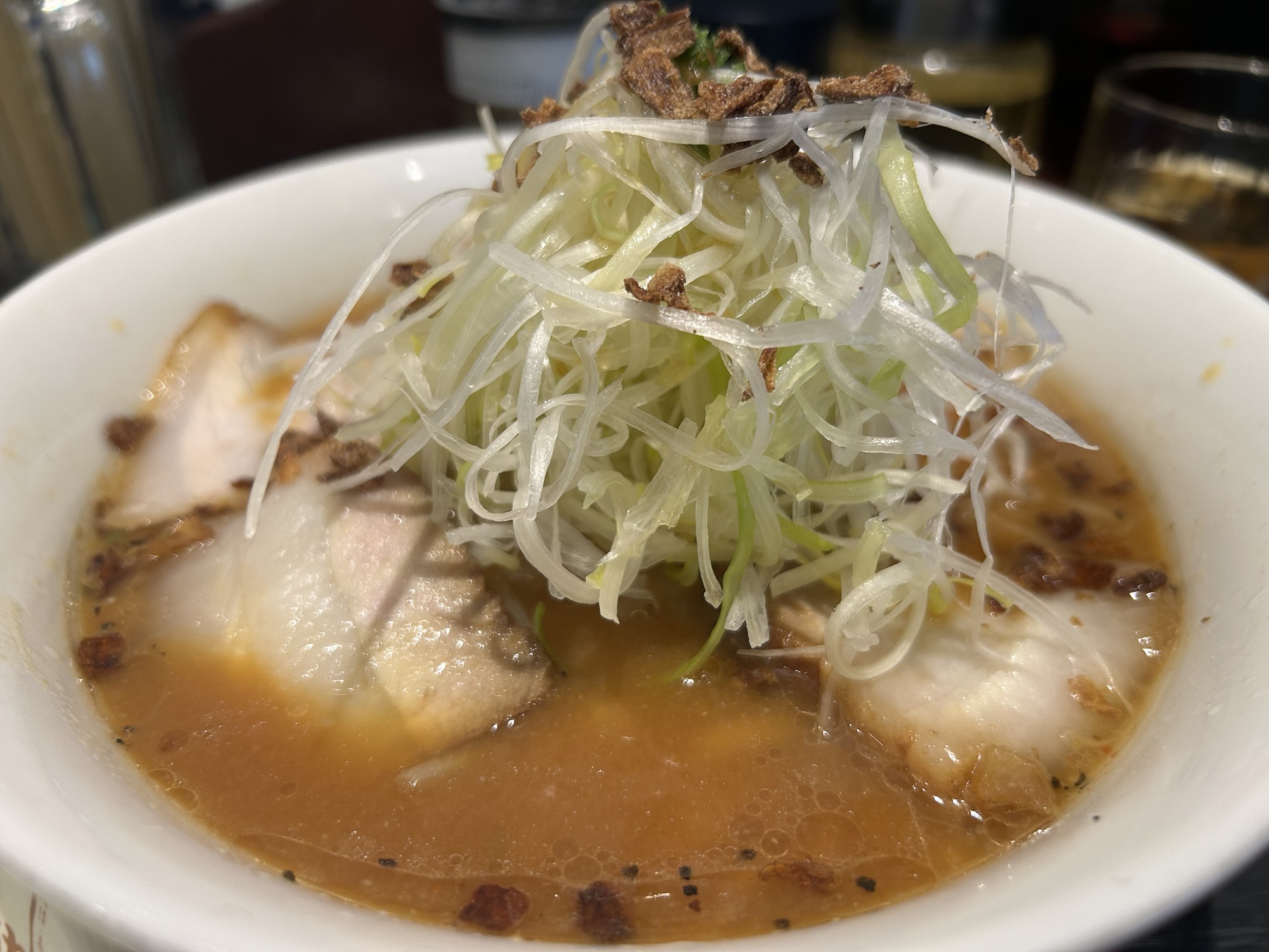 調布 喜多方ラーメン坂内 調布店 青唐ねぎ味噌ラーメン