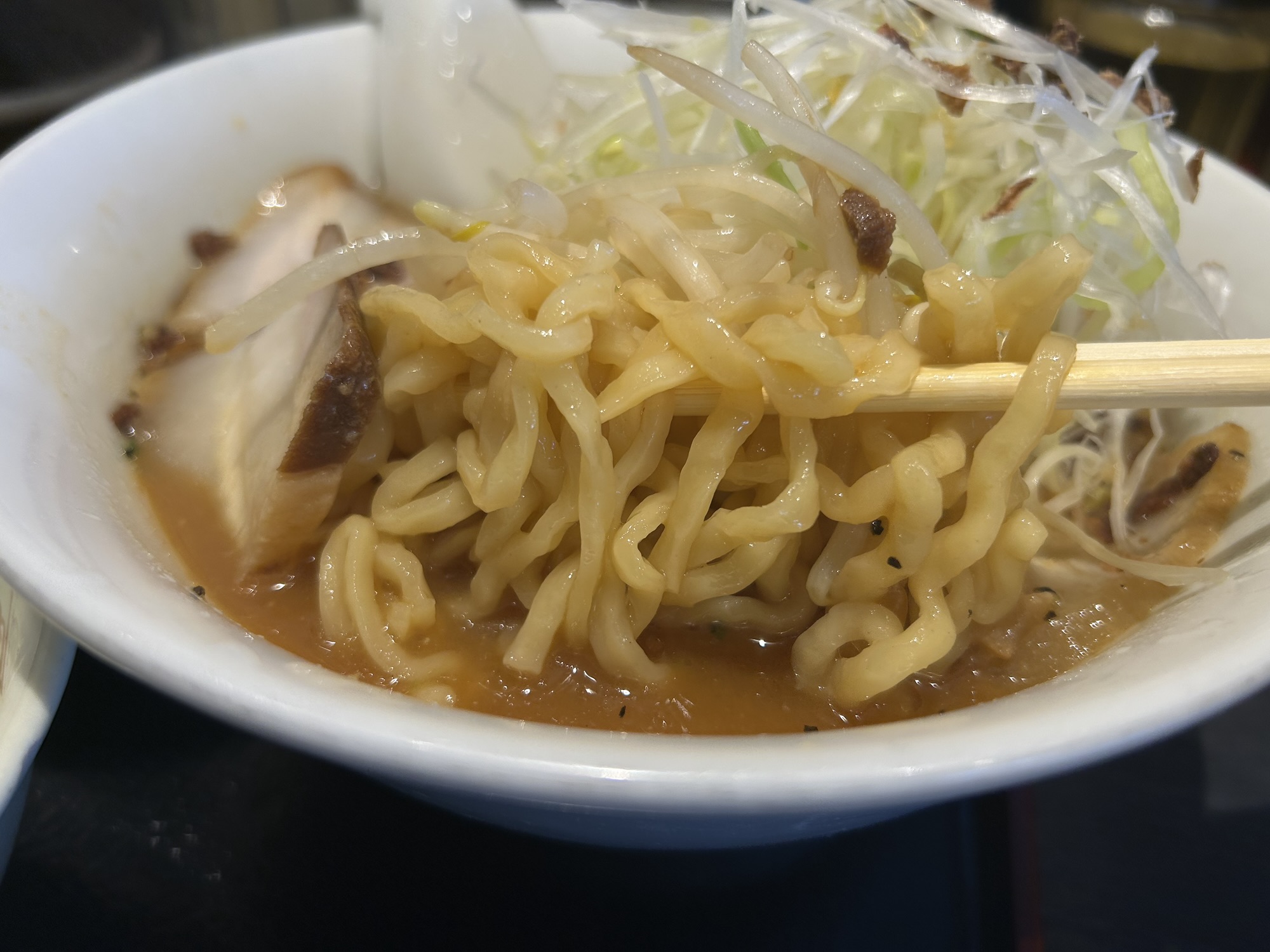 調布 喜多方ラーメン坂内 調布店 青唐ねぎ味噌ラーメン