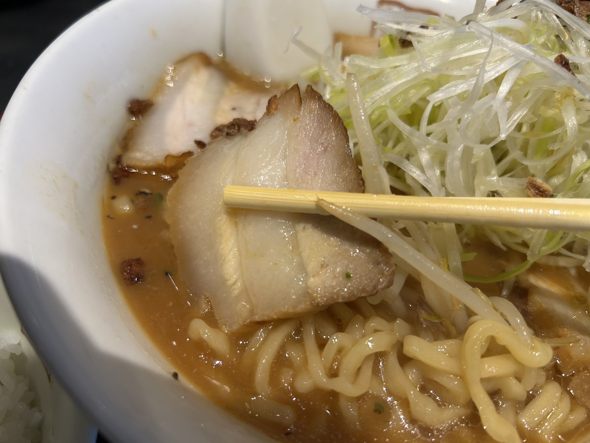 調布 喜多方ラーメン坂内 調布店 青唐ねぎ味噌ラーメン