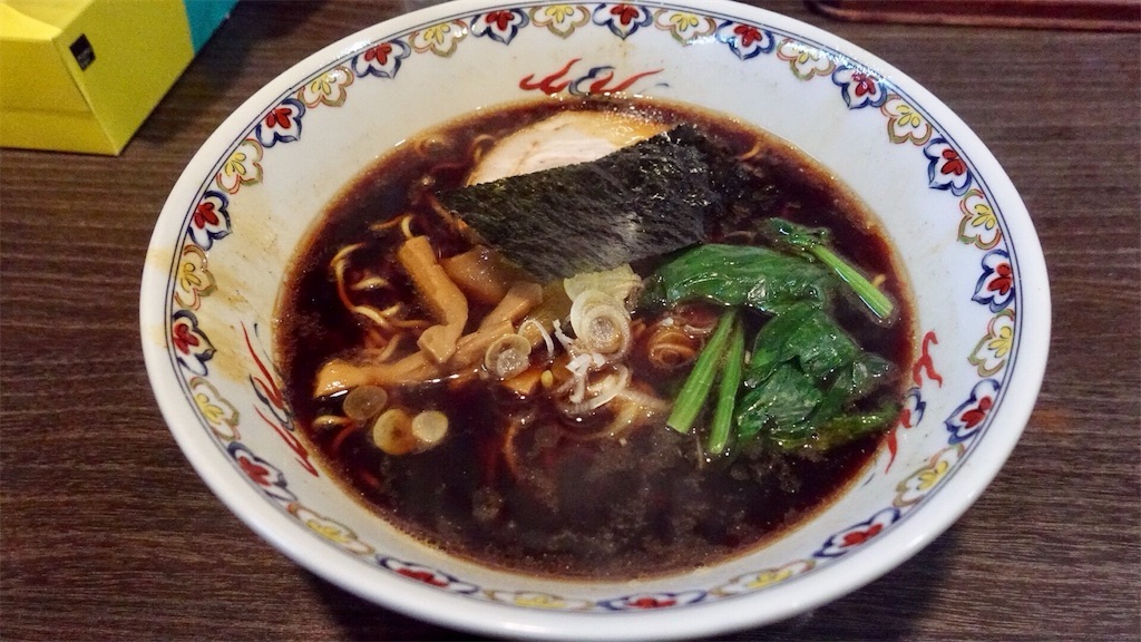 溝の口 松虎亭 盛岡醤油老麺