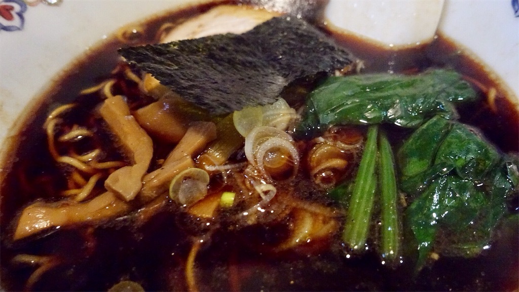 溝の口 松虎亭 盛岡醤油老麺