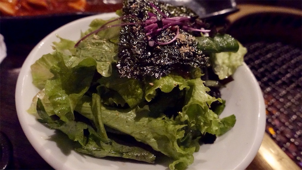 阿佐ヶ谷 SATOブリアン にごう 白ごまと海苔のサラダ