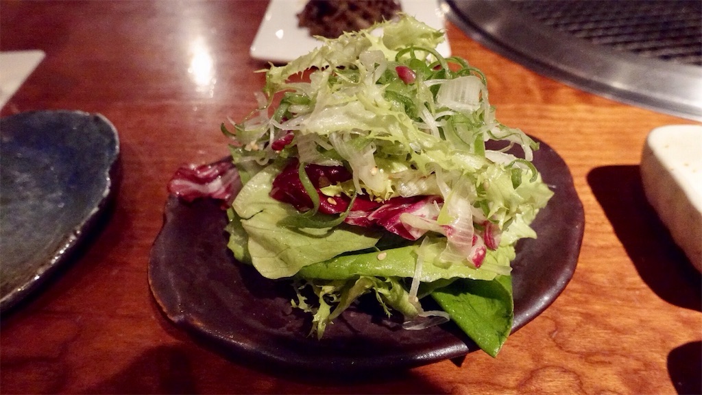 南青山 焼肉 よろにく 塩だれサラダ