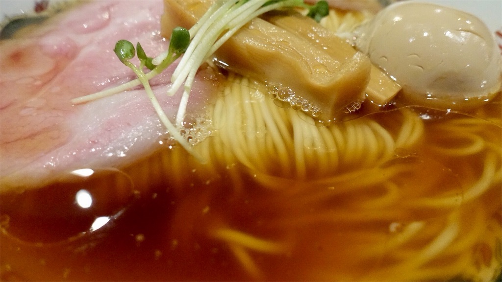 国領 麺匠 いしかわや 味玉中華そば