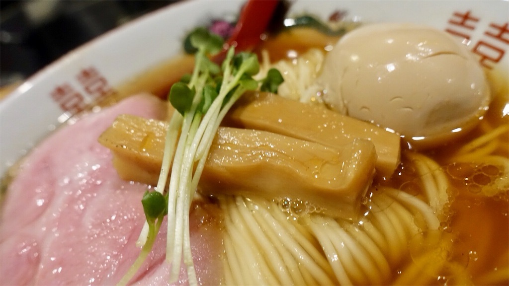 国領 麺匠 いしかわや 味玉中華そば