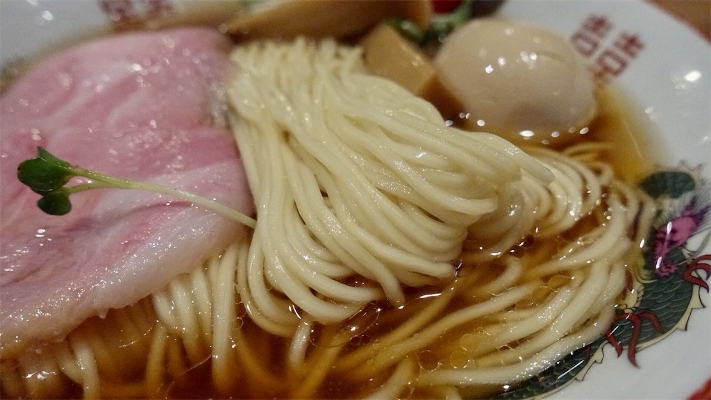 国領 麺匠 いしかわや 味玉中華そば