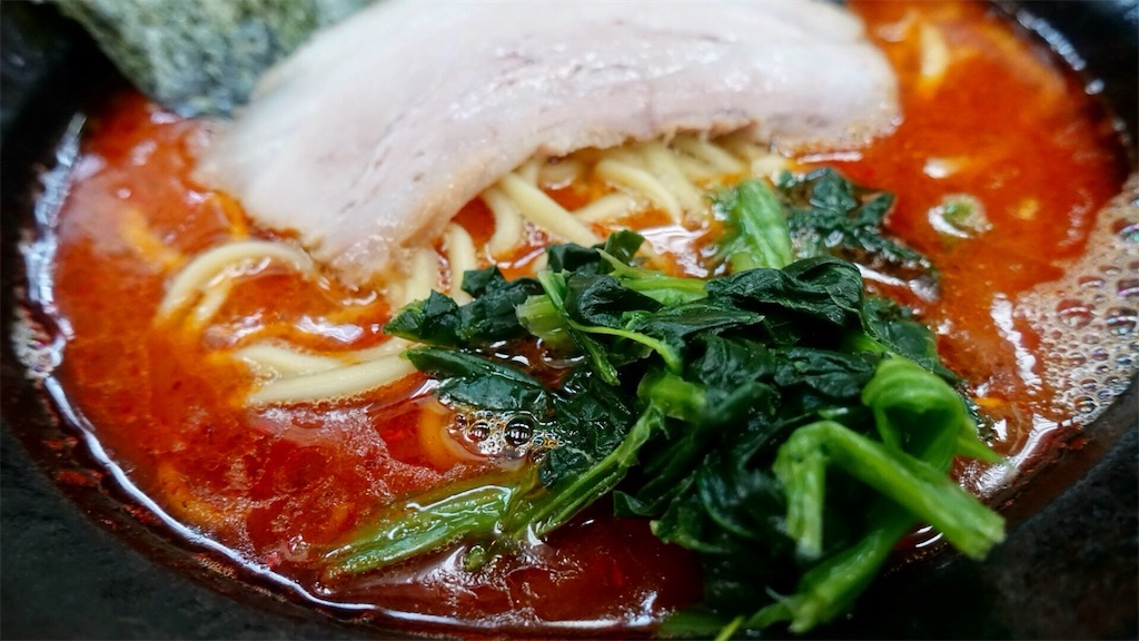 分倍河原 横浜らーめん 若武者 ラーメン