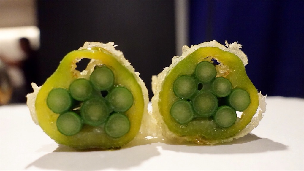 南青山 まさみつ 万願寺唐辛子 にんにくの芽