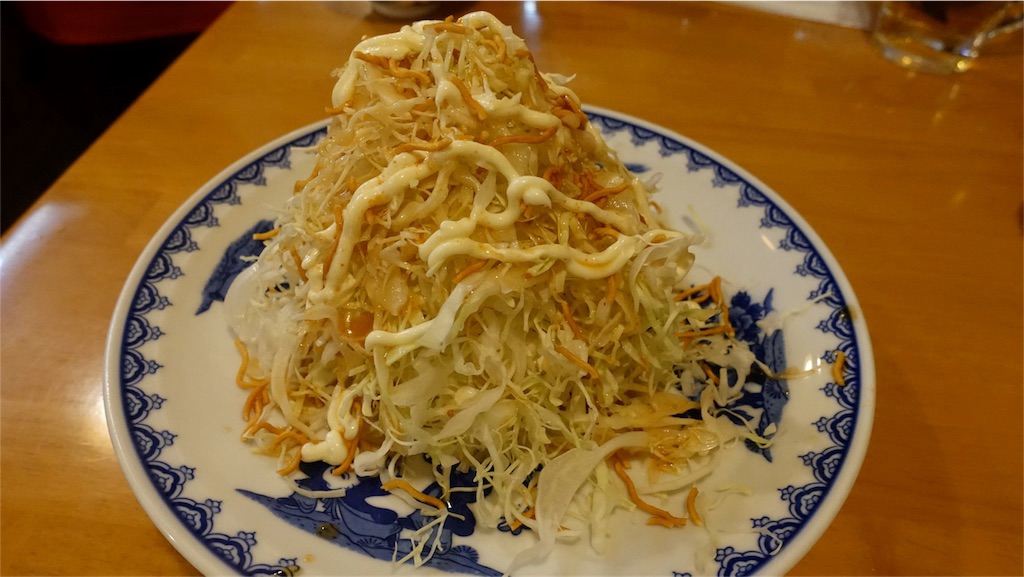 本郷三丁目 麺や 福十八 キャベツ